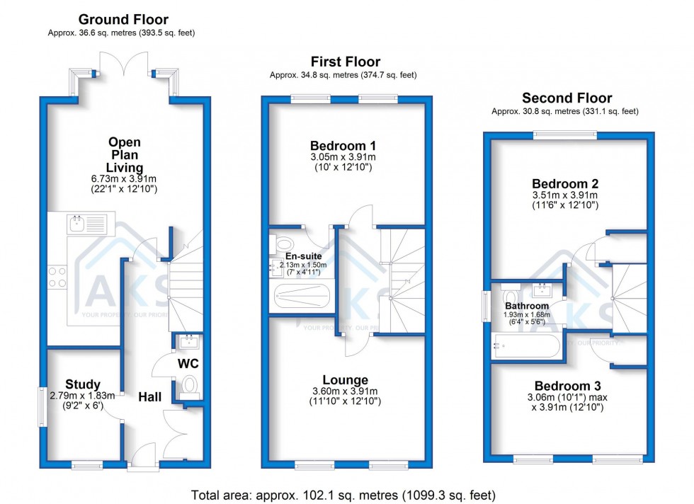 Floorplan for Barden Road, Littleover, DE23