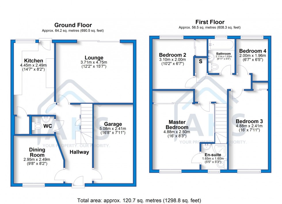 Floorplan for Foss Road, Hilton, DE65