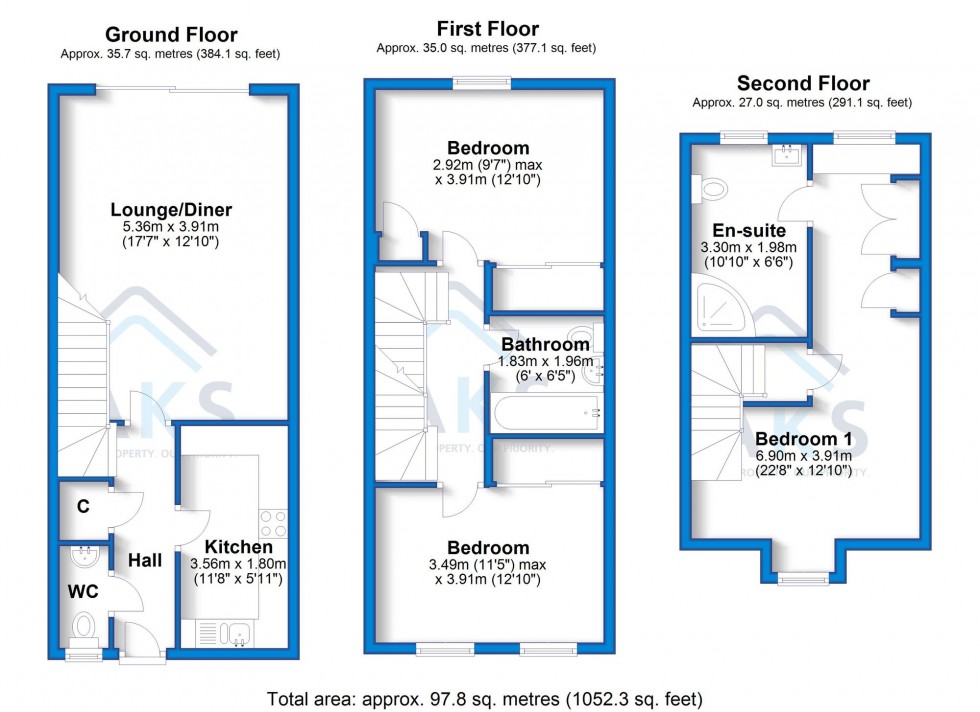 Floorplan for Mitchells Close, Etwall, DE65