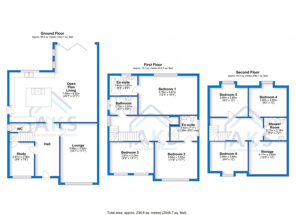 Floorplan for Fortis Way, Littleover, DE23