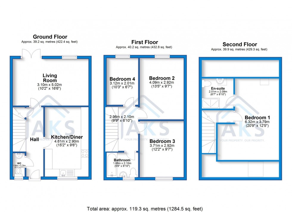 Floorplan for Blackbrook Road, Hilton, DE65