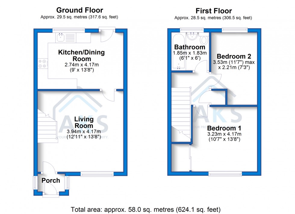 Floorplan for Irvine Close, Stenson Fields, DE24