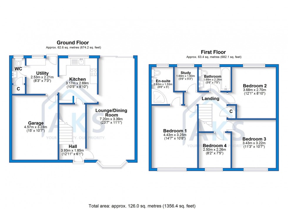 Floorplan for Peacroft Lane, Hilton, DE65