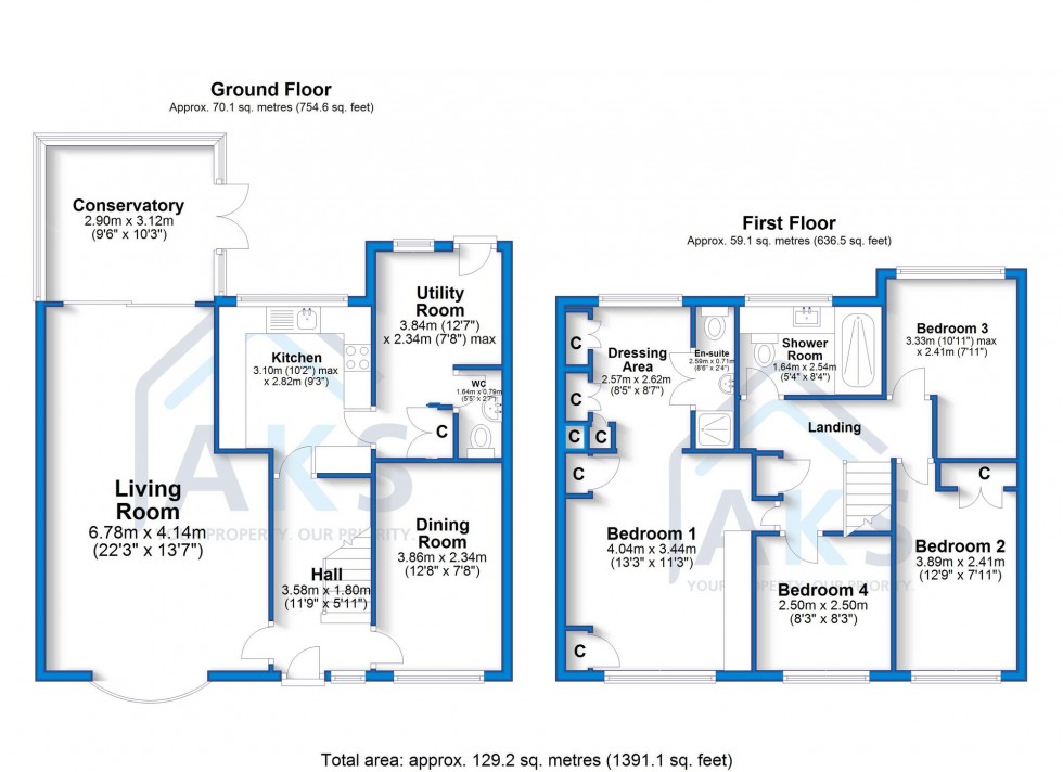 Floorplan for Chestnut Grove, Etwall, DE65