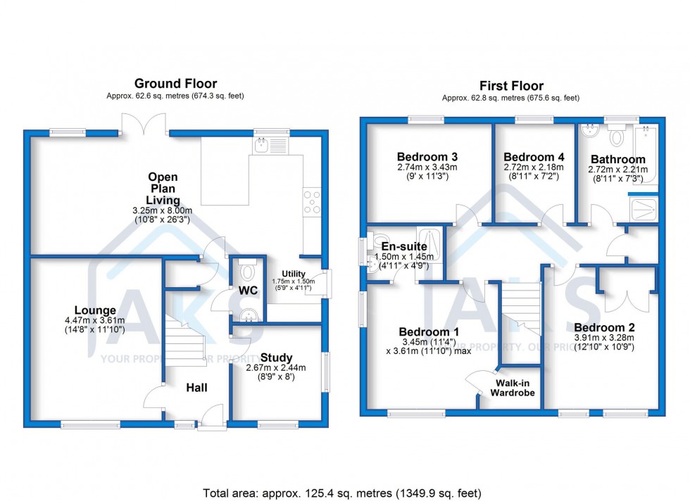 Floorplan for Arnfield Drive, Hilton, DE65