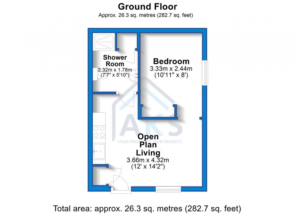 Floorplan for Wildhay Brook, Hilton, DE65