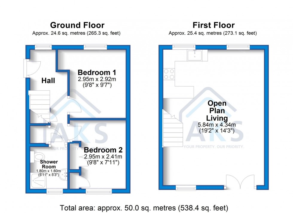 Floorplan for Wildhay Brook, Hilton, DE65