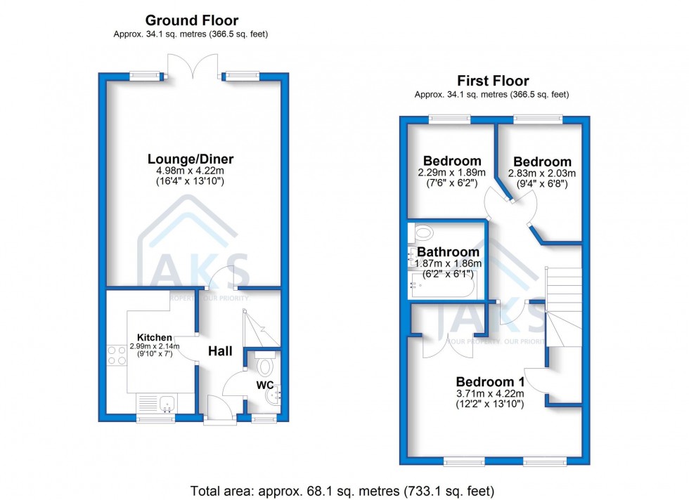 Floorplan for Orwell Road, Hilton, DE65