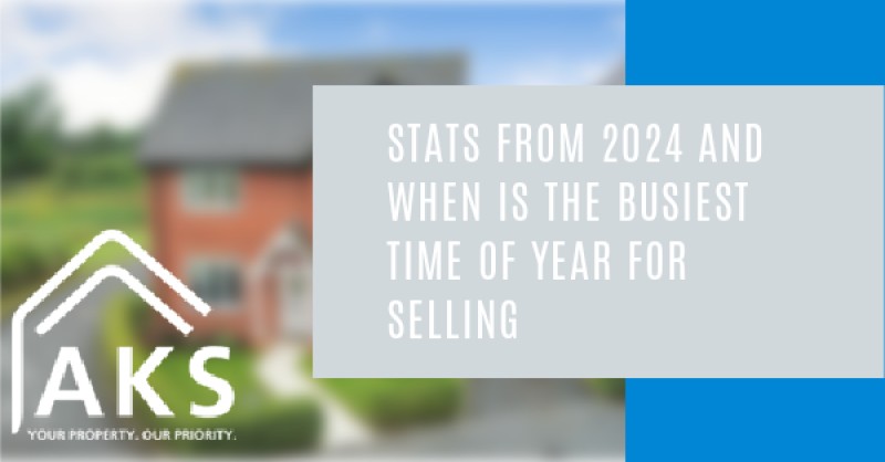 Stats from 2024 and when is the busiest time of year for selling