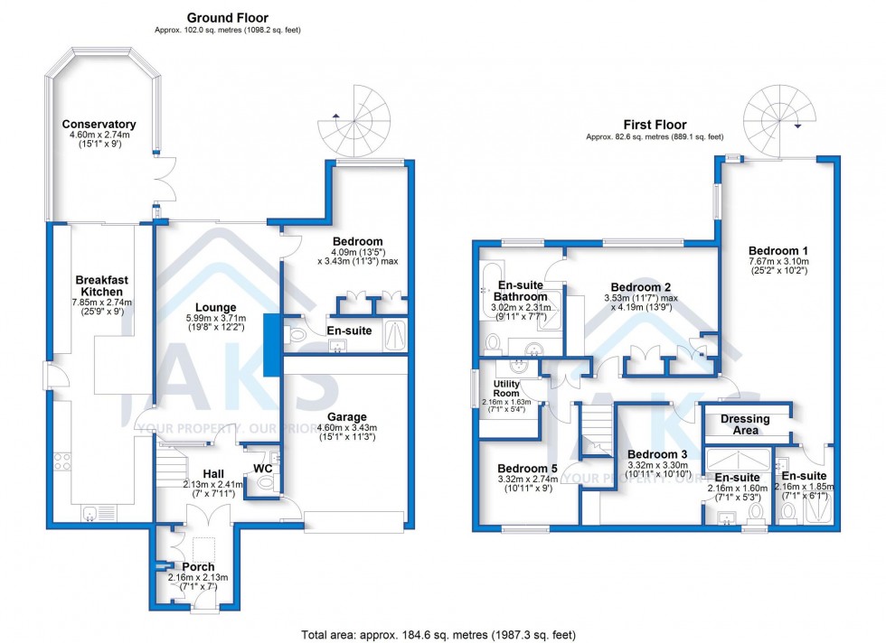 Floorplan for Kernel Close, Littleover, DE23
